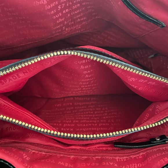 Kate Spade black and white Jacquard tote - Picture 9 of 13